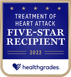 Five-Star Recipient for Treatment of Heart Attack 2022
