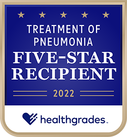 Five-Star Recipient for Treatment of Pneumonia 2022